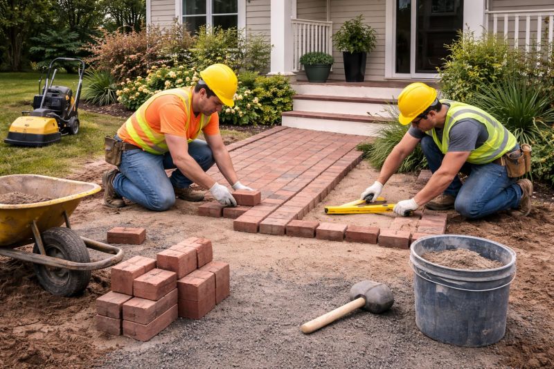 Masonry Steps Installation in Fairfield County, CT